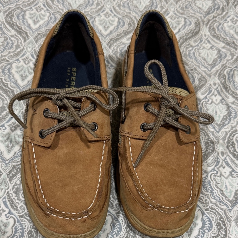 Sperry Brown Leather Men's Boat Shoes